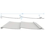 Сайдинг Docke Standard Ёлочка D5C, чертеж