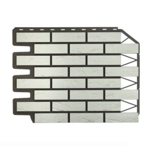 Фасадные панели ДАЧНЫЙ Кирпич баварский белый